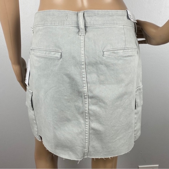 NEW JOE’S JEANS GREY MINI DENIM SKIRT - Picture 6 of 6